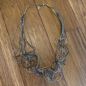 Multi metal color necklace